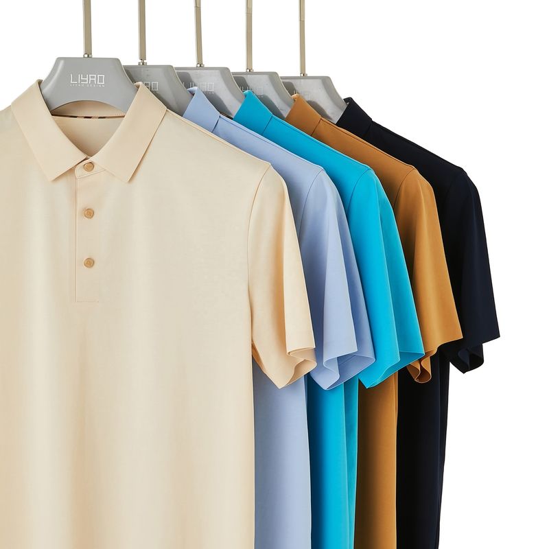 POLO Golf Tişörtü Moda Kesim Üst Tişört Sıradan nakışlı Erkek Baskı Kabul edilebilir