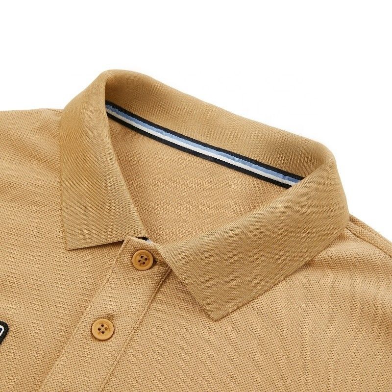 Erkek giyimleri Embossed logo ve iki taraflı baskı ile Casual Style Polo gömlekleri