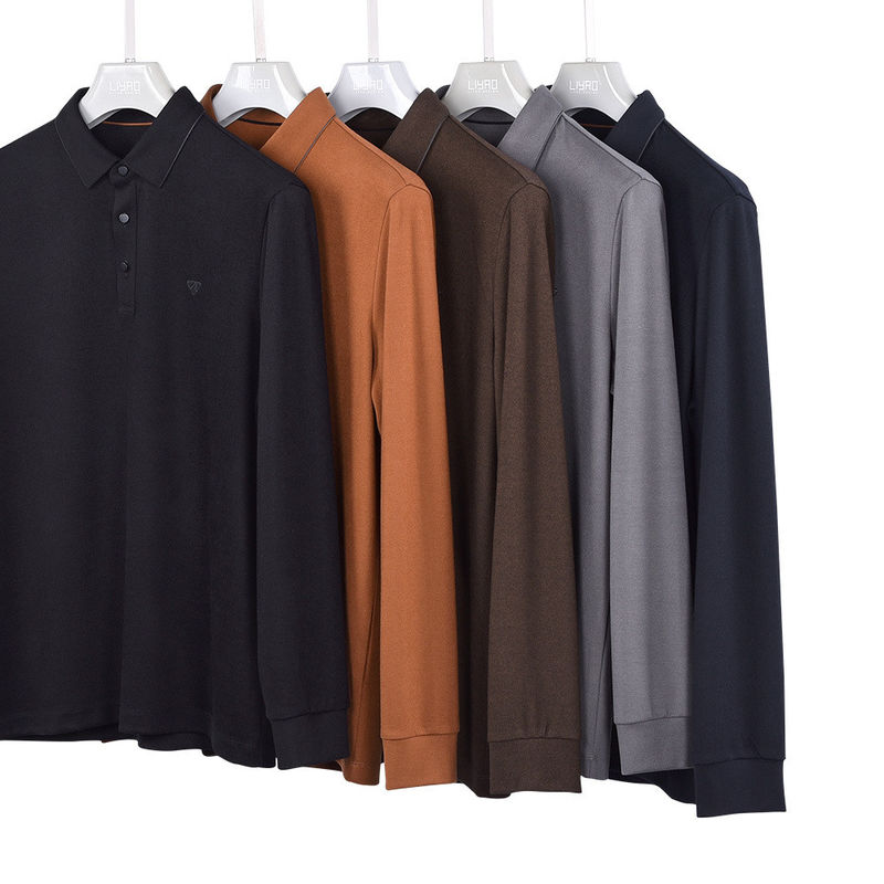 Kişiselleştirilmiş Logo Yazdırma Orijinal Erkek Tişörtleri ve Polo Essential Plain Renkli