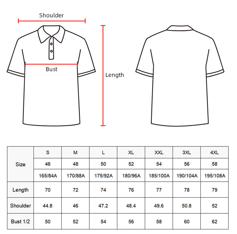 95% Poliester 5% Spandex Kumaş Özel Golf Polo Tişörtleri Siyah Polo Yakası