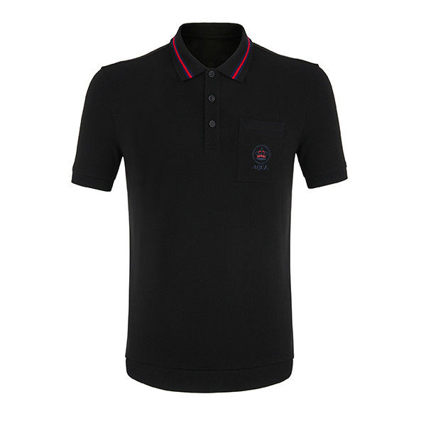 Anti- kırışıklık Şot Kol Çizgi Hafif Lüks Golf Polo Tişört Pamuk Özel S-4XL