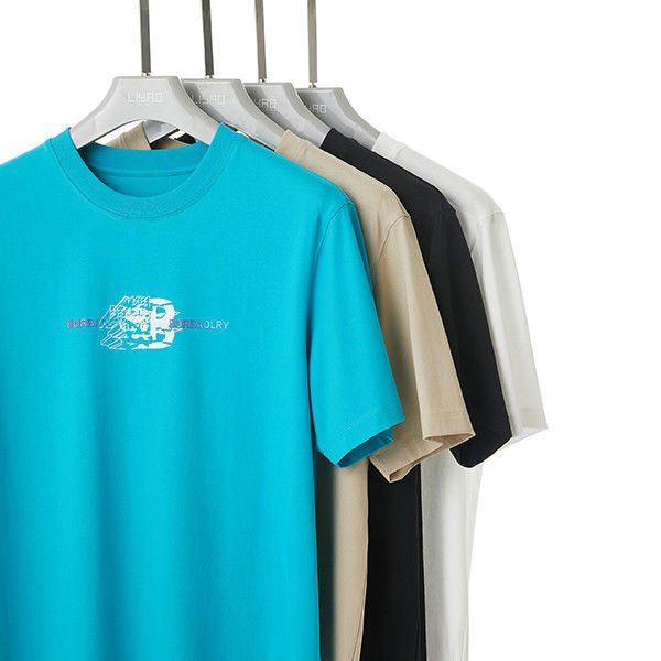 Özel Moda Rahatlık Renkleri Tişört Pamuk Sokak Giysi Bahar Yaz Sonbahar için Tişört