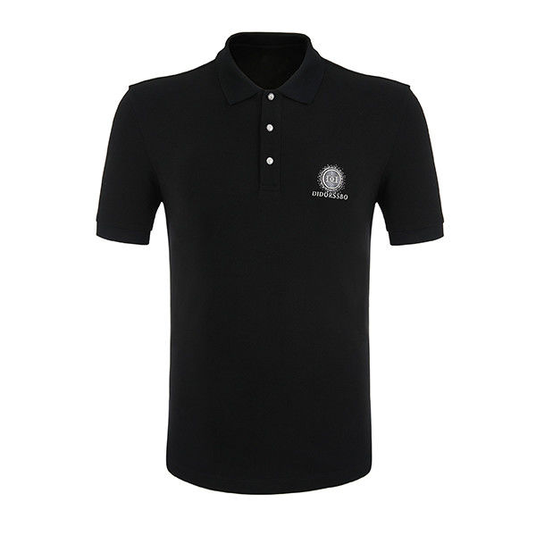 Gündelik Spor Giyim Polo gömleği Erkek 95% Poliester 5% Spandex Resmi olaylar için