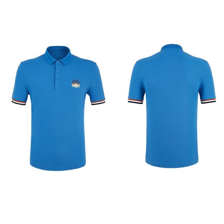 Özel Logo Polo Pamuk Tişörtler Erkek Polo Koltuk Performans Polo Tişörtleri Puff Baskı