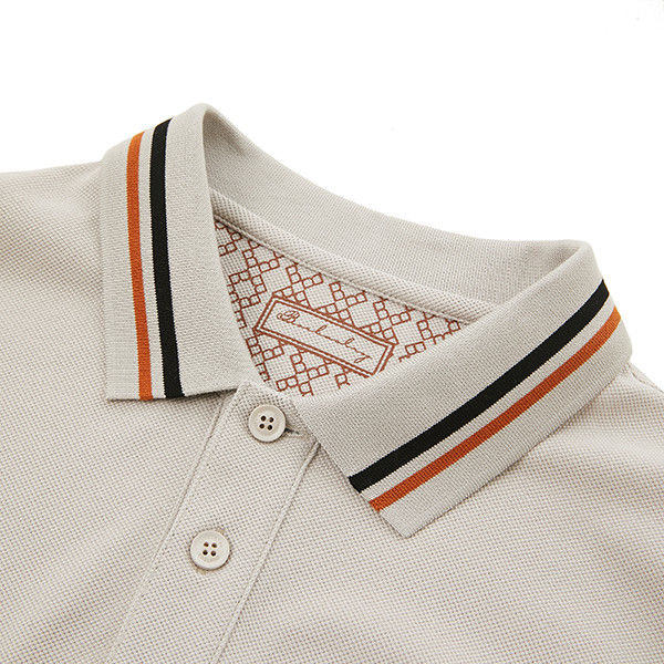 Moda Tasarımı Özel Logo Slim Fit Erkek Polo gömleği Pamuk % 100 puff baskılı golf gömlekleri