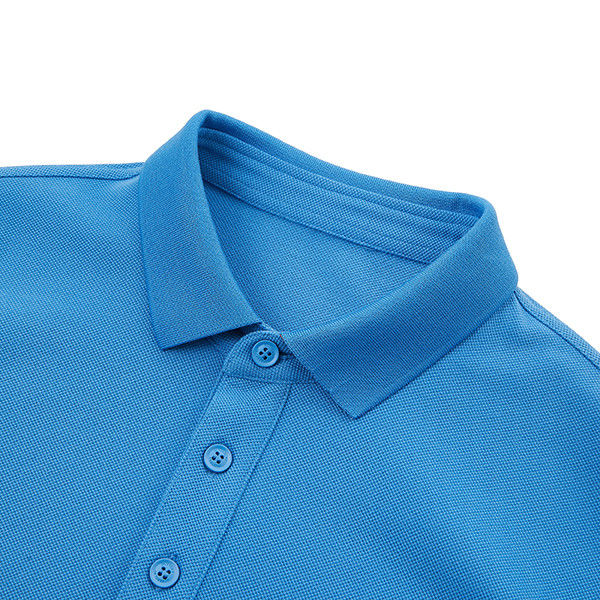 95% Poliester 5% Spandex Kumaş Çizgili Kollu Tasarımlı Erkek Golf Polo gömleği