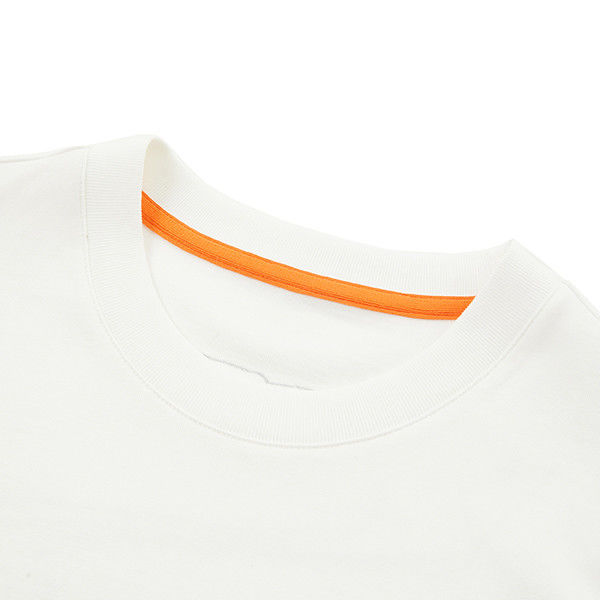 Günlük Rastgele Ofis 2024 Özel Tasarım Yuvarlak Boyun Beyaz Pamuk Erkekler için Tişört