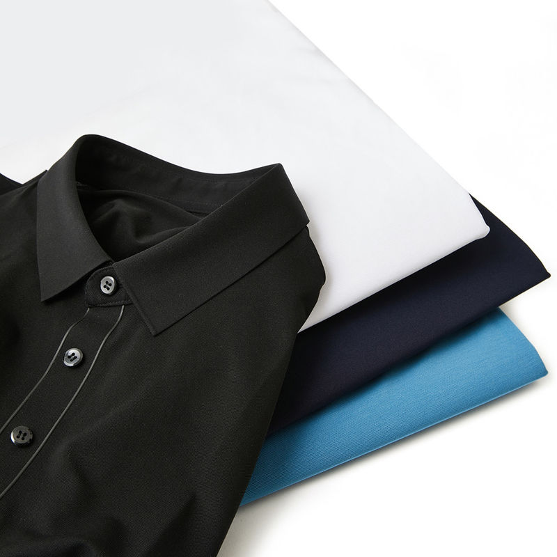 UV koruma Dikişsiz Sublimated Pamuk Katı Renkli Üniforma Golf Polo Tişört Erkekler İçin