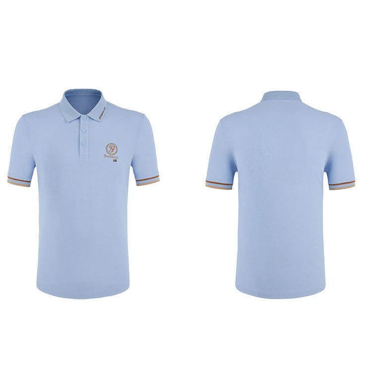 Özel Renk Logo Yeşil Mavi Spor Polo Tişört 2024 En Yeni Rahat Kumaş Ağırlığı 170-210 Gram
