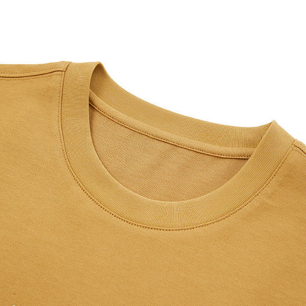 Erkeklerin Hızlı Kuru Tişörtleri Pamuk 100 Özelliklendirilebilir Tasarımlı Ağır Ağırlıklı O-Neck Crewneck Tişörtleri