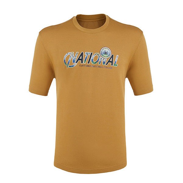 Erkeklerin Hızlı Kuru Tişörtleri Pamuk 100 Özelliklendirilebilir Tasarımlı Ağır Ağırlıklı O-Neck Crewneck Tişörtleri