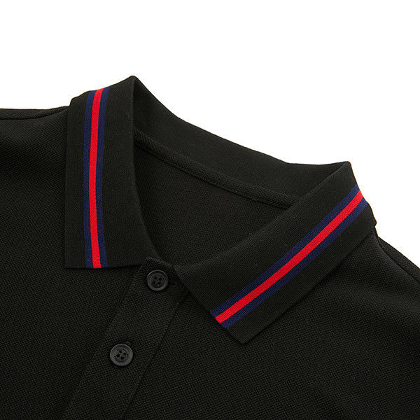 Kişiselleştirilmiş Kısa Kollu Erkek Polo Gömleği Nefes Alıcı Kumaş ve Nakışlı Logo