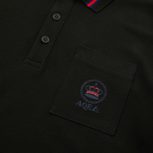 Kişiselleştirilmiş Kısa Kollu Erkek Polo Gömleği Nefes Alıcı Kumaş ve Nakışlı Logo