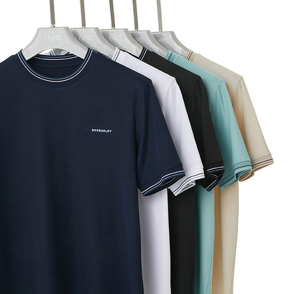 240 Gsm Pamuk Rahatlık Renkleri Özel Logo T-Shirt Tricked Kumaş Tipi Casual Stili