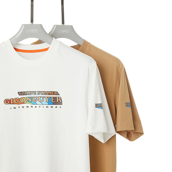 100% Pamuk O Boynuz Sıradan T-shirt Anti kırışıklık Artı Boyut Özel