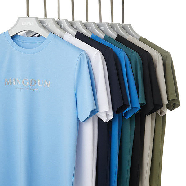 100% Pamuk O Boynuz Sıradan T-shirt Anti kırışıklık Artı Boyut Özel