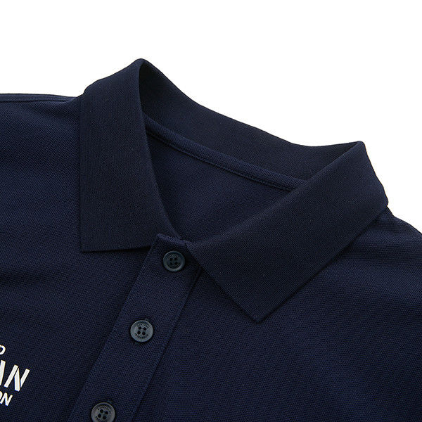 Erkekler için nakışlı polo gömlekleri % 95 pamuk % 5 spandeks kısa kollu tişört Slim Fit