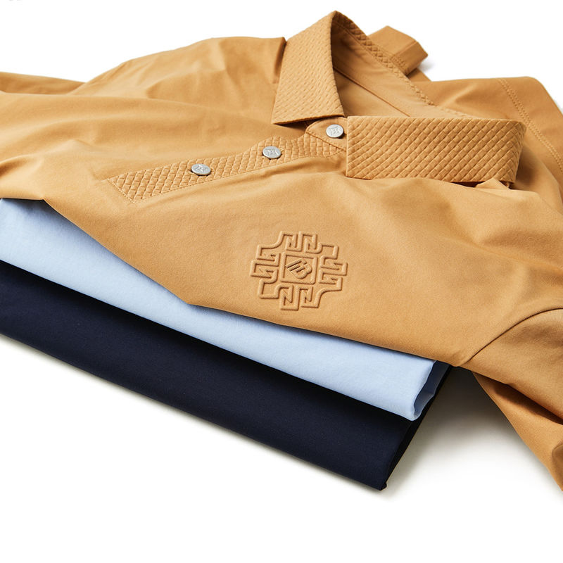 Yeşil Baskı Polo Tişörtleri Özel Renkler ve Kumaş Ağırlığı 170-210 Gram