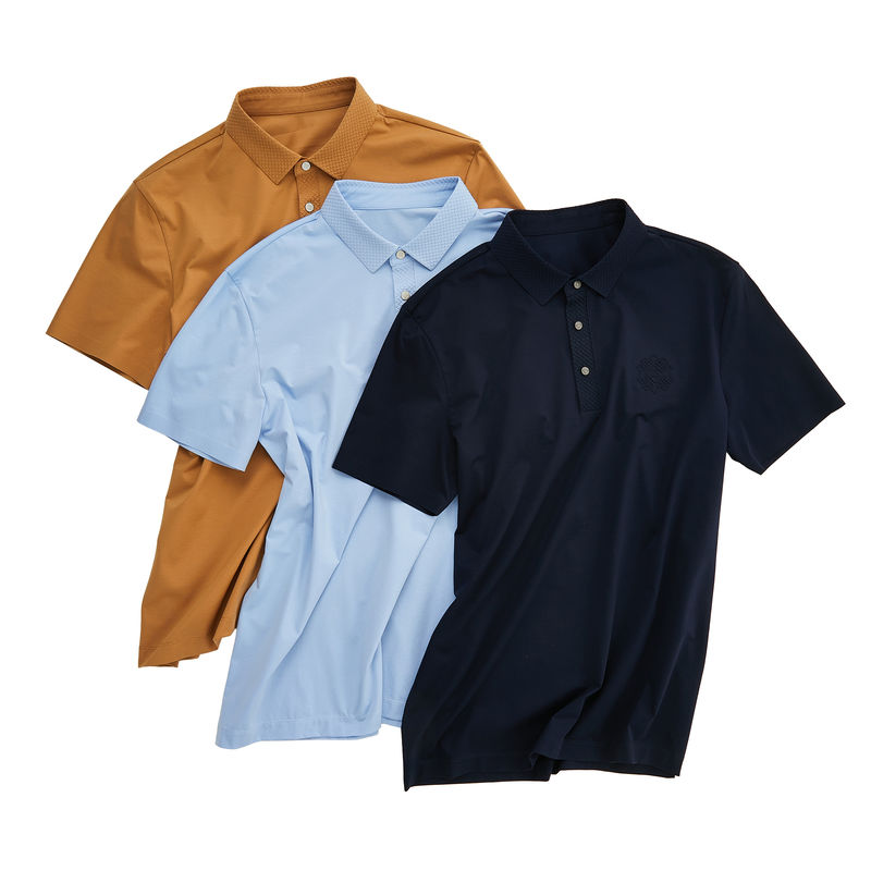 Yeşil Baskı Polo Tişörtleri Özel Renkler ve Kumaş Ağırlığı 170-210 Gram