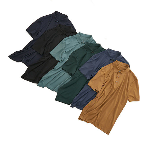 Erkek Polo Gömleği Hızlı Kurumuş Anti-Pilling Özel Logo Pamuk Kumaş Dikişsiz Tasarım