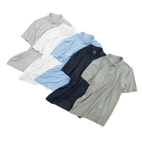 Kişisel Renkler Yaz Anti-Kırışık Plain Polo T-shirt Erkekler İçin Kuru Soğuk Fit