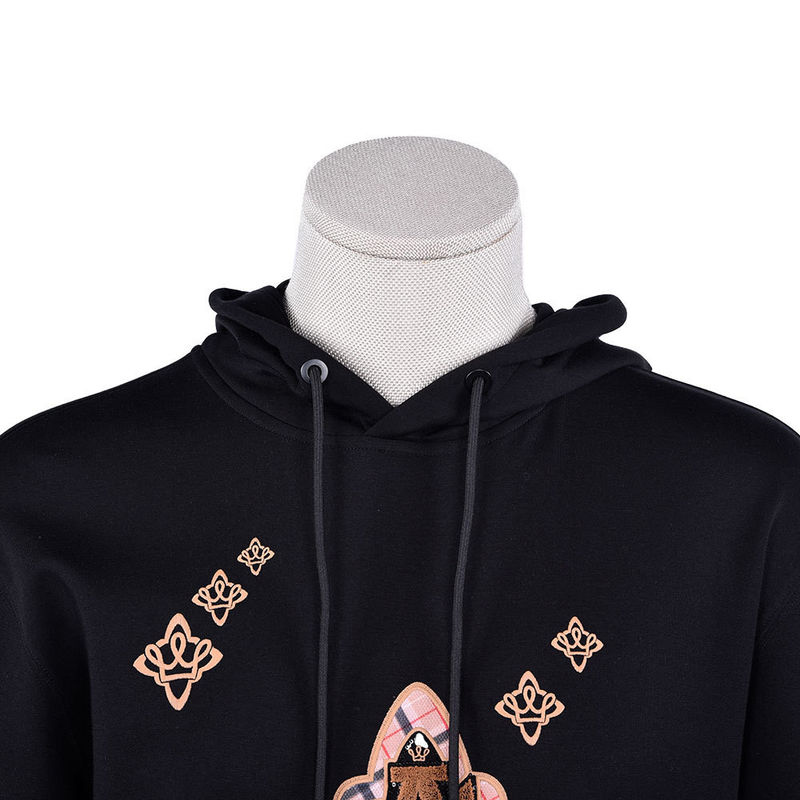 Jogging Pamuk Erkekler Hoodie Ter Wicking Özel Desen Logo 450Gsm Spor için