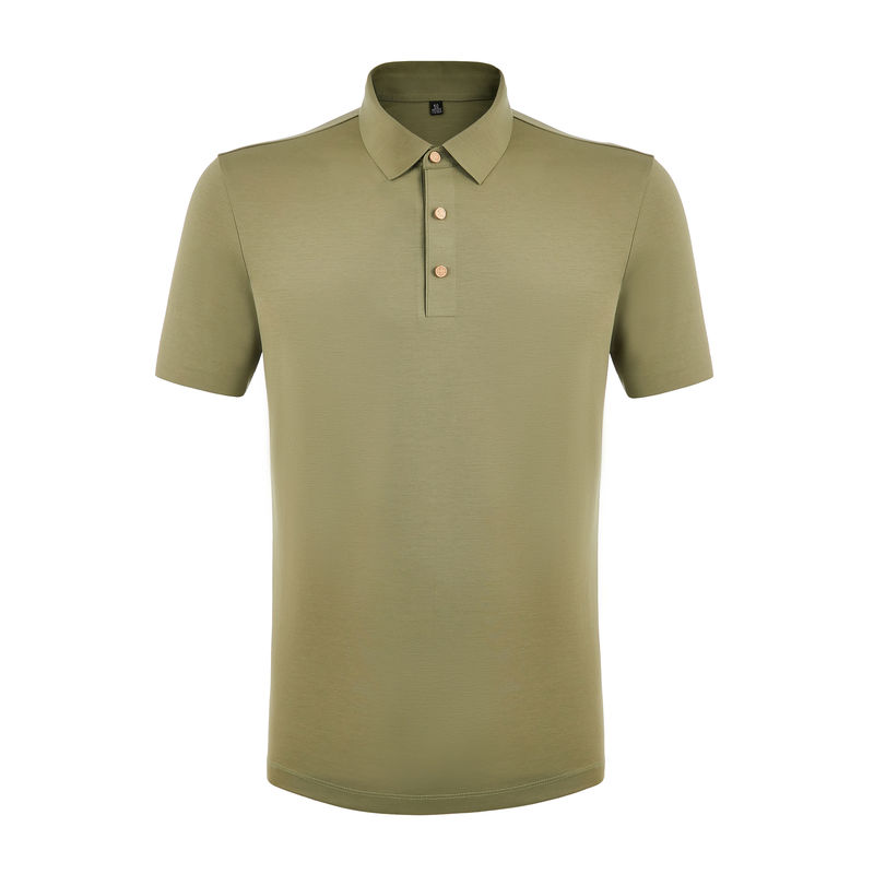 Kişiselleştirilmiş Erkek Polo Golf Tişörtü 170-210 Gram Kişiselleştirilmiş Logo 95% Pamuk 5% Spandex