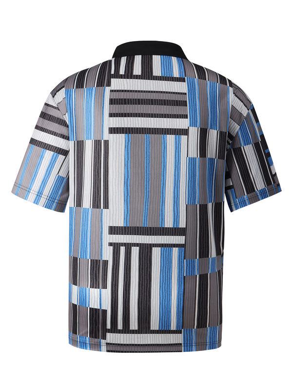 Kısa kollu pamuk çocuk Polo tişörtleri Spor tenis için parlak renkler