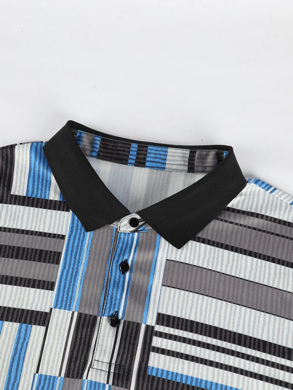 Kısa kollu pamuk çocuk Polo tişörtleri Spor tenis için parlak renkler