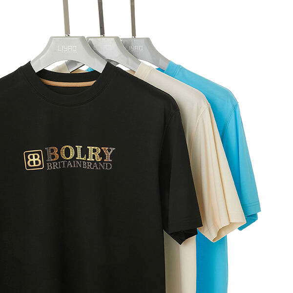 Yüksek Performanslı Tişörtler Toptan Anti-Kırışıklık Ağır Kilo Özel Tişört 300 Gsm