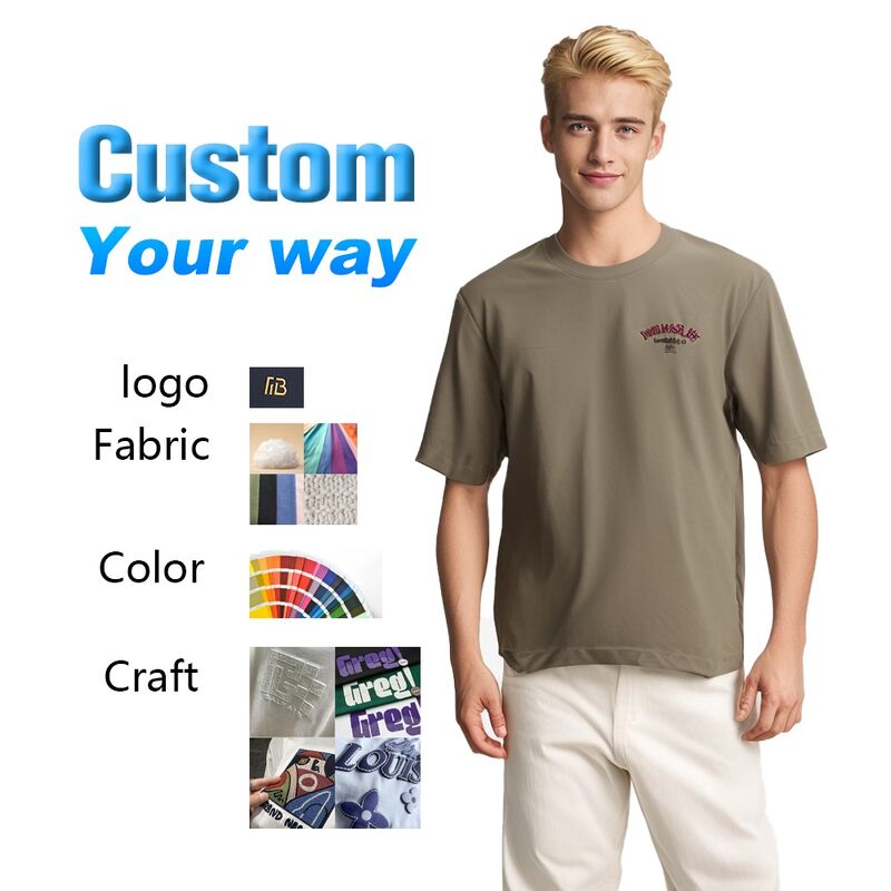 En Çok Satan Unisex Özel Logo Baskılı Vintage Büyük Boy Streetwear Kısa Kollu Erkek Tişört