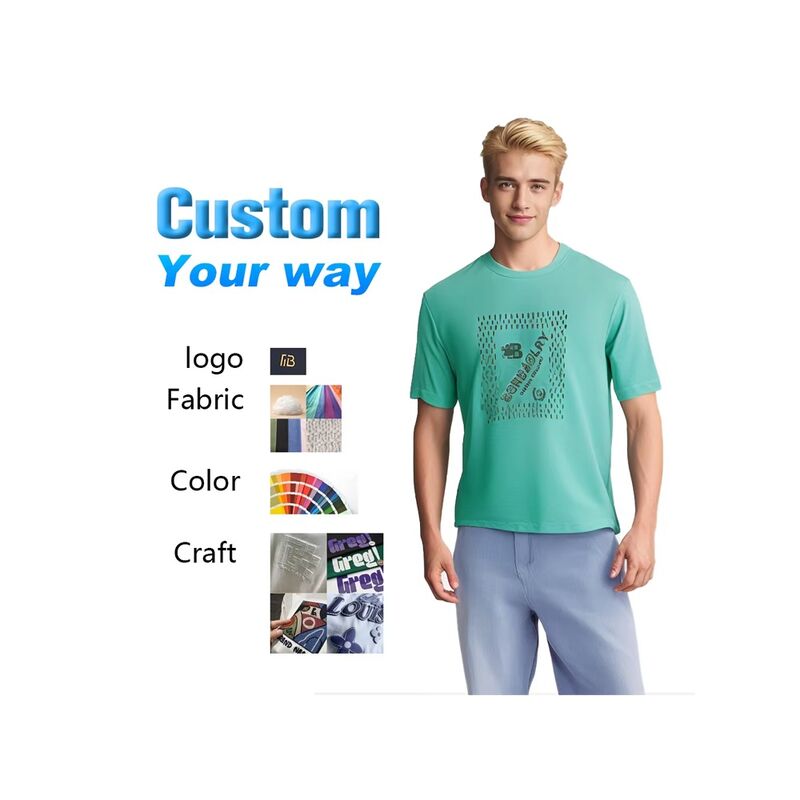 Fabrika Doğrudan Toptan Baskı Logolu Pamuklu Yıkanmış Vintage Özel Ağır Gramaj Düz Büyük Boy Tişört