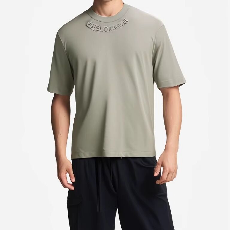 Yeni Stil Özel Baskılu Logo Polyester Mesh Kumaş Kazak Büyük Boylu Erkek Kazak