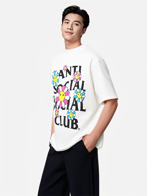 Yeni Büyük Boy Unisex Yaz Yeni Pamuk Erkekler T-Shirt