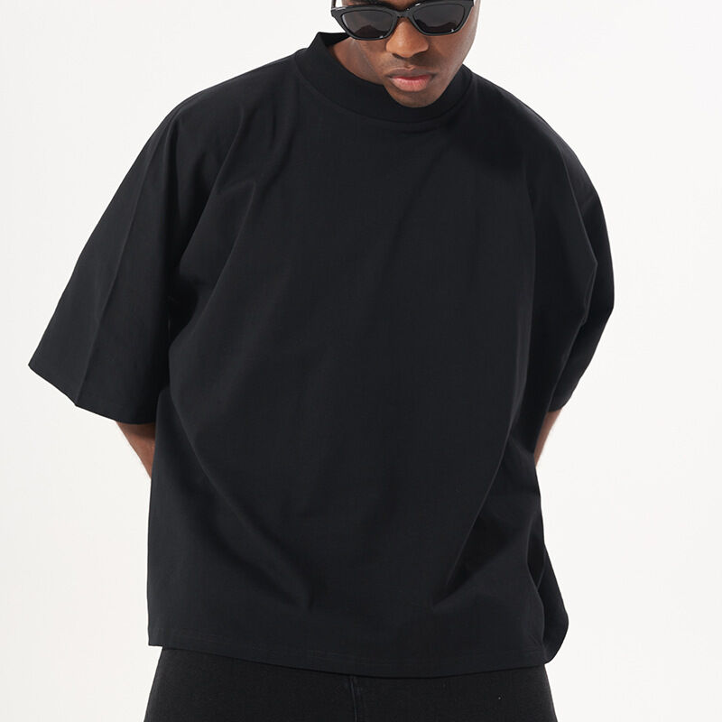 Giyim Üreticileri Özel 220 Gsm Tişört Ağırlıklı dikişsiz Tişört Kutlu Kesilmiş Tişört