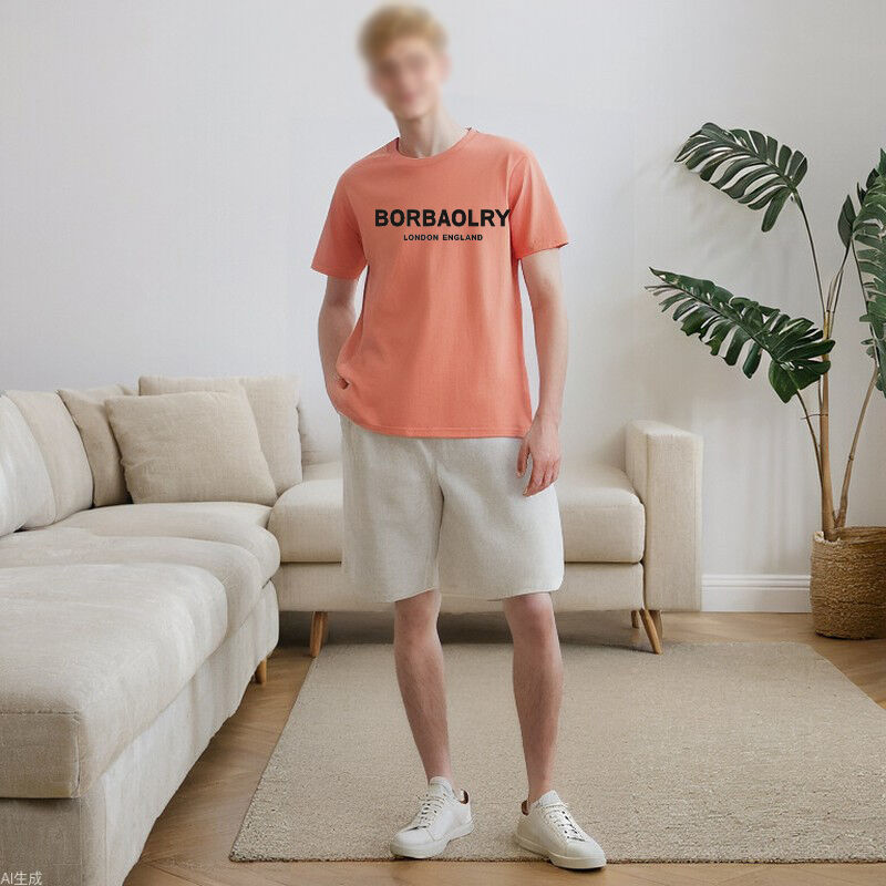 Özel Baskılı Tişört Yüksek Kaliteli Toptan Satış Erkekler İçin Özel Tişört 220gm Basit Blank Tişörtler Pamuk Erkek Tişörtleri