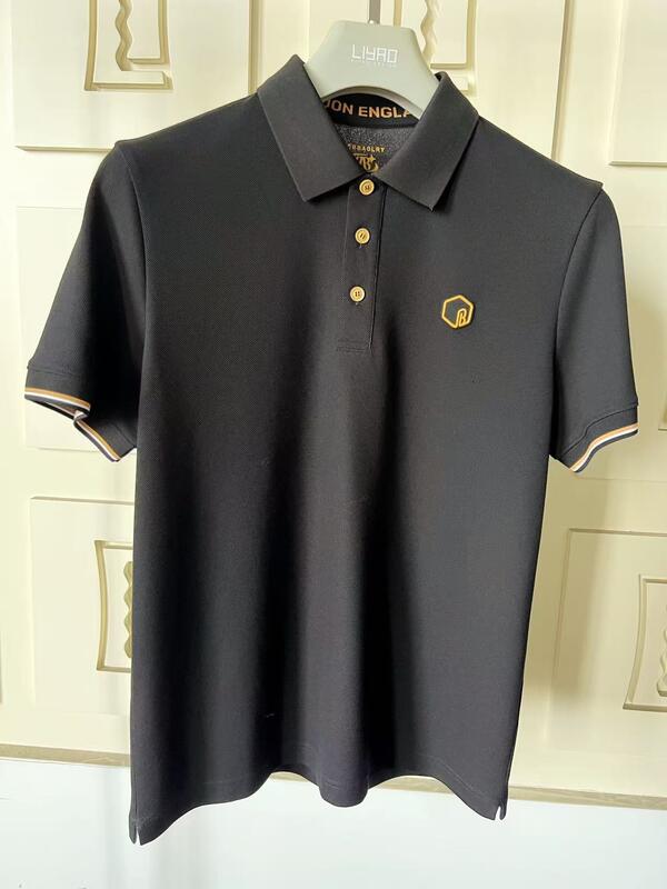 Erkek Polo Yaka Tişört Klasik Yaka Renkli Seçenekler Zarif Detaylar Dokulu Silikon Logo Yüksek Kalite Erkek Polo Tişört