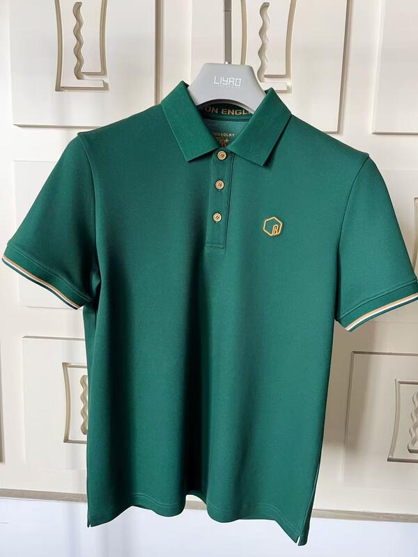 Erkek Polo Yaka Tişört Klasik Yaka Renkli Seçenekler Zarif Detaylar Dokulu Silikon Logo Yüksek Kalite Erkek Polo Tişört