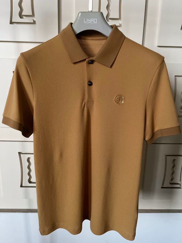 Erkekler için Polo Tişörtleri Yüksek Kaliteli Pamuk Özel nakışlı Logo veya Makine Baskı Logo Casual Brand City Polos