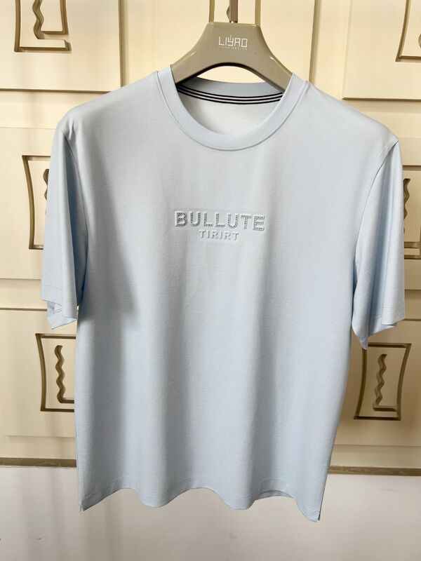 Lüks Bisiklet Yaka Tişört Baskı Logo Tasarımı Orijinal Kumaş Kabartma İşlemi Artı Isı Transferi Vinil İşlemi OEM/ODM'yi Benimser