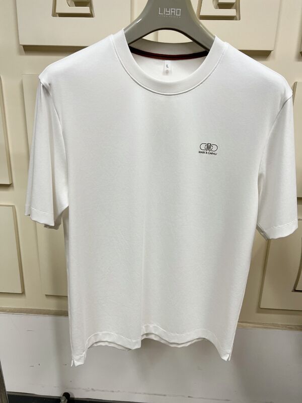 Erkekler İçin Minimalist Baskılı Kısa Kollu Tişörtler, Düz Renk Basic Tişört Erkek Tişört