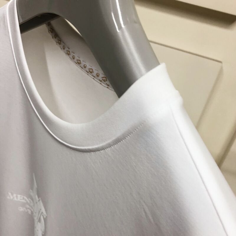 Erkekler için Premium Organik Pamuk Tişörtleri - Embossed Logo ile Tişörtler, Casual & Business Wear için Yumuşak Nefes Alıcı Kumaş Erkek Tişörtleri