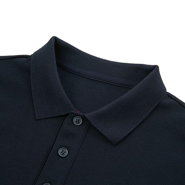 Yüksek Esneklik Cilt Dostu Moda Düz Pamuk Uzun Kollu Giyim Polo Tişört Erkek Giyim Polo Tişört Yüksek Kalite