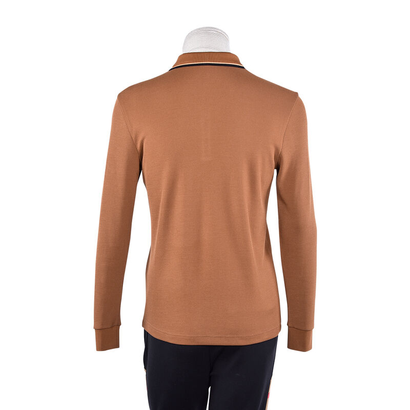 Erkek Moda Klasik Dinamik Tasarım Günlük Yaka Ucuz Sokak Giyim Baskılı Düz Uzun Kollu Polo Tişört