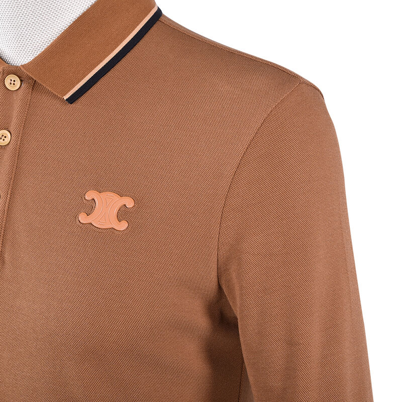 Erkek Moda Klasik Dinamik Tasarım Günlük Yaka Ucuz Sokak Giyim Baskılı Düz Uzun Kollu Polo Tişört