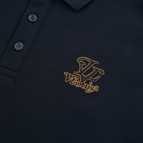 Profesyonel Tasarımcı Polo Tişörtleri Erkekler Uzun Kollu Kıvrım Karşıtı Yüksek Kaliteli Polo Tişörtleri İş İçin Pamuk Solunumlu Kuru nakış