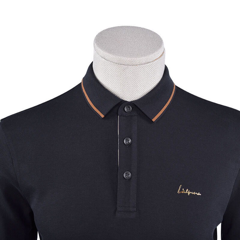 İyi Seçim Sublimasyonlu Polo Tişörtleri Tam Kollu Konforlu Eşsiz Polo Tişörtleri Erkekler Pamuk