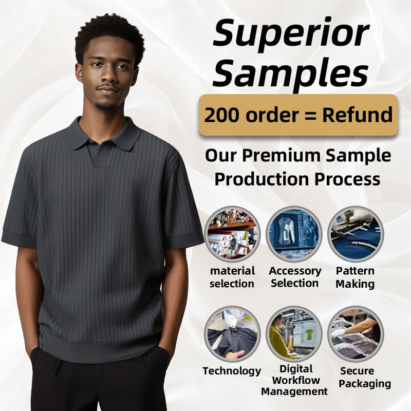 Kısa Kollu Eski Para & Yeni Trend Yazlık Pamuklu Triko Kazak Sade Örgü Tişörtlü Özel Erkek Polo Yaka Tişört Kombini