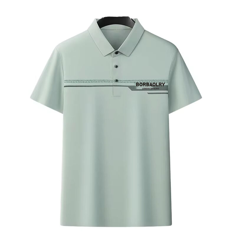 Kişisel Lüks Ağır Sınıf Sıradan Spor Ara sıra Polo Tişörtleri Hızlı Kuru Spor Polo Rahat Polo Tişörtleri