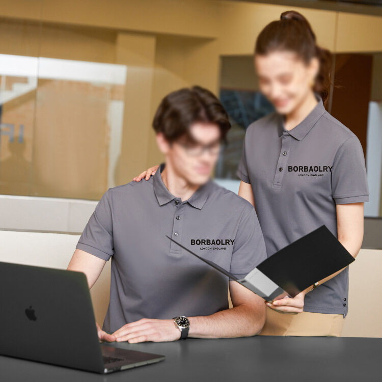 Özel Kişiselleştirilmiş Pamuklu Erkek Polo Tişört Ofis Üniforması Tasarım Boş Polo Tişört Pamuklu Petek Polo Tişört
